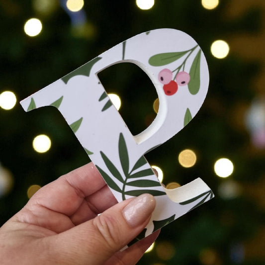 READY TO SHIP |10cm FREESTANDING CHRISTMAS LETTERS - PEACE