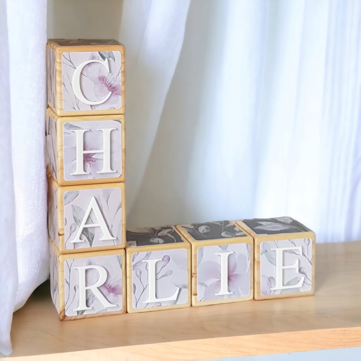 NAME BLOCKS - PRETTY LITTLE PETALS