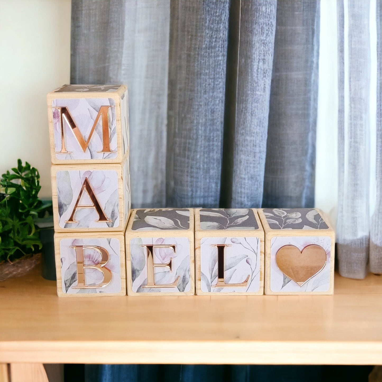 NAME BLOCKS - PRETTY LITTLE PETALS