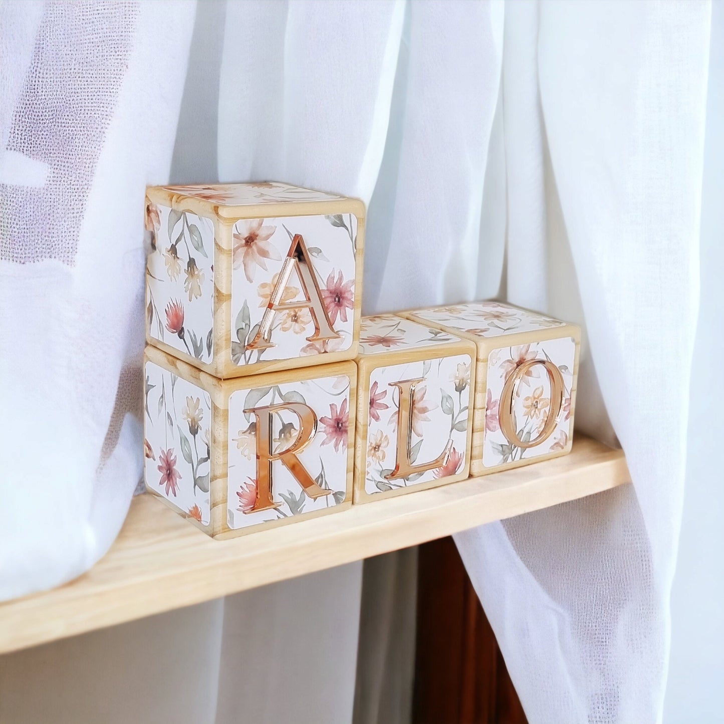 NAME BLOCKS - LITTLE WILDFLOWER