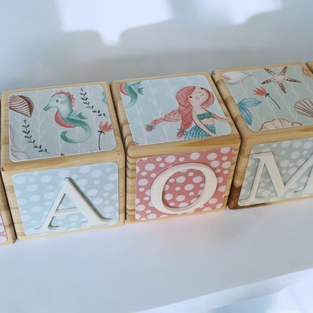 NAME BLOCKS - MAGICAL MERMAIDS