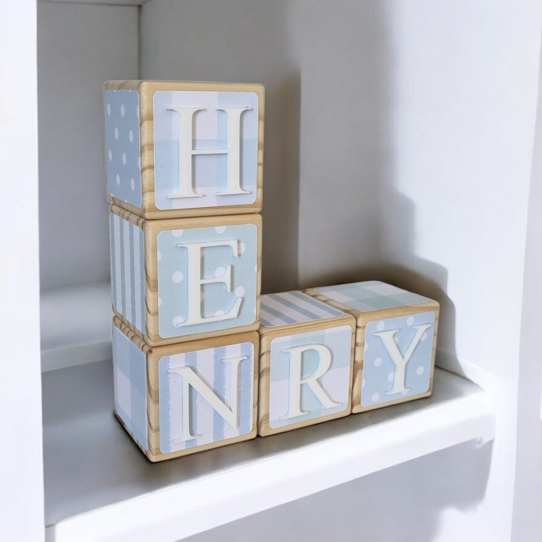 NAME BLOCKS - PASTEL DREAMS