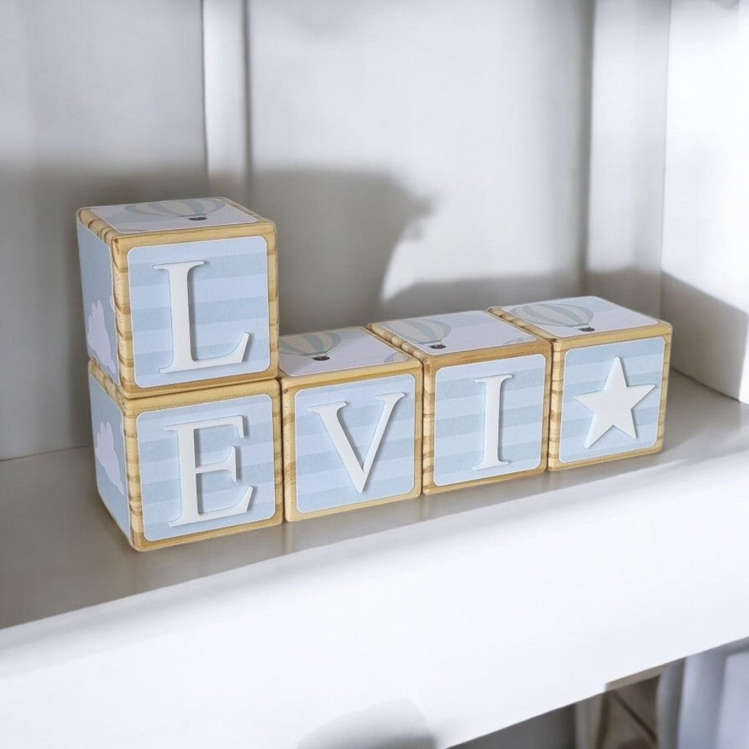 NAME BLOCKS - HOT AIR BALLOONS