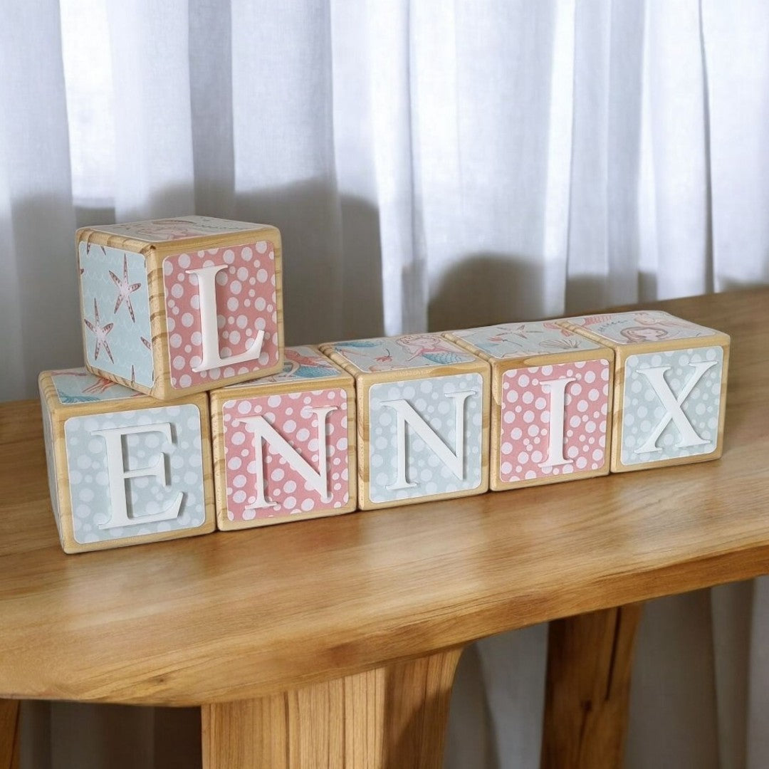 NAME BLOCKS - MAGICAL MERMAIDS