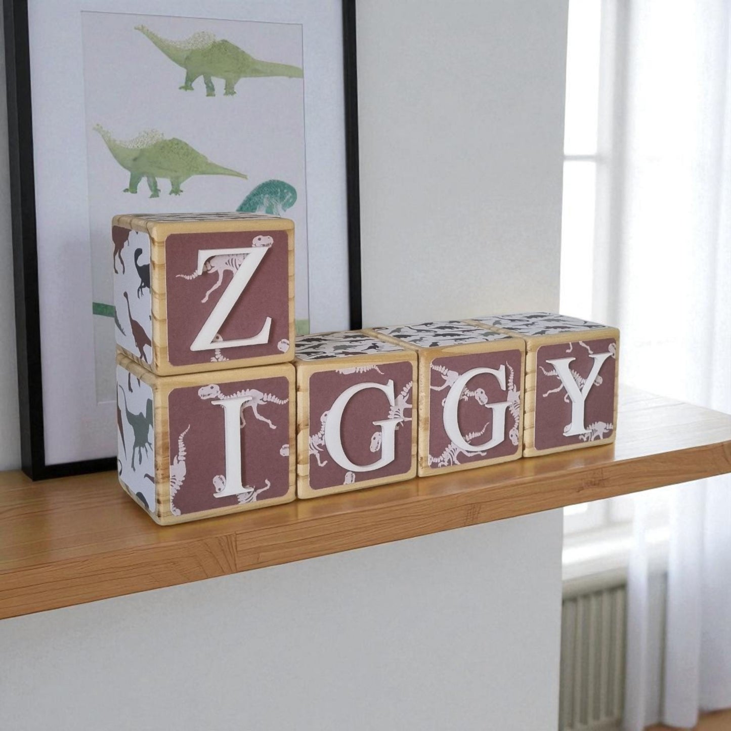 NAME BLOCKS - DINOSAUR DIG