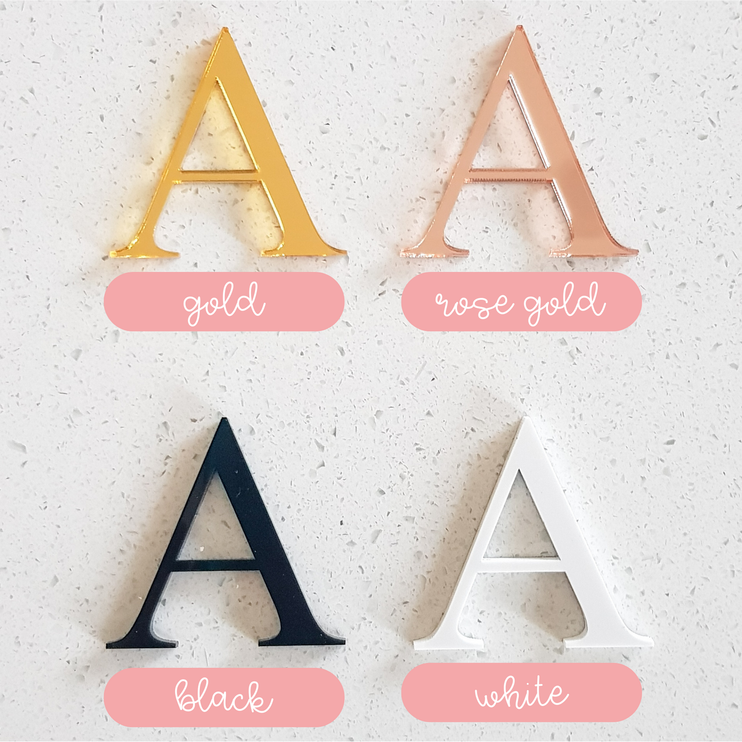 NAME BLOCKS - WATERCOLOUR PETALS