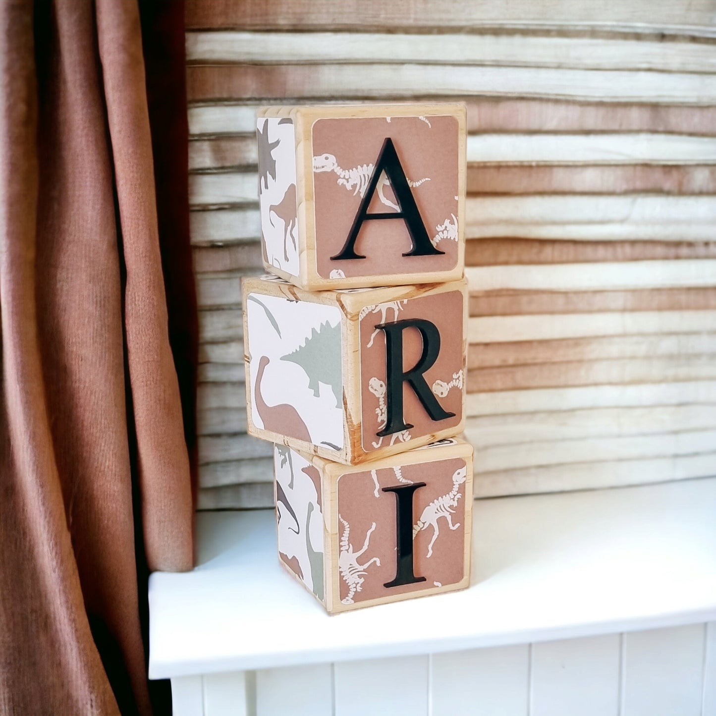 NAME BLOCKS - DINOSAUR DIG