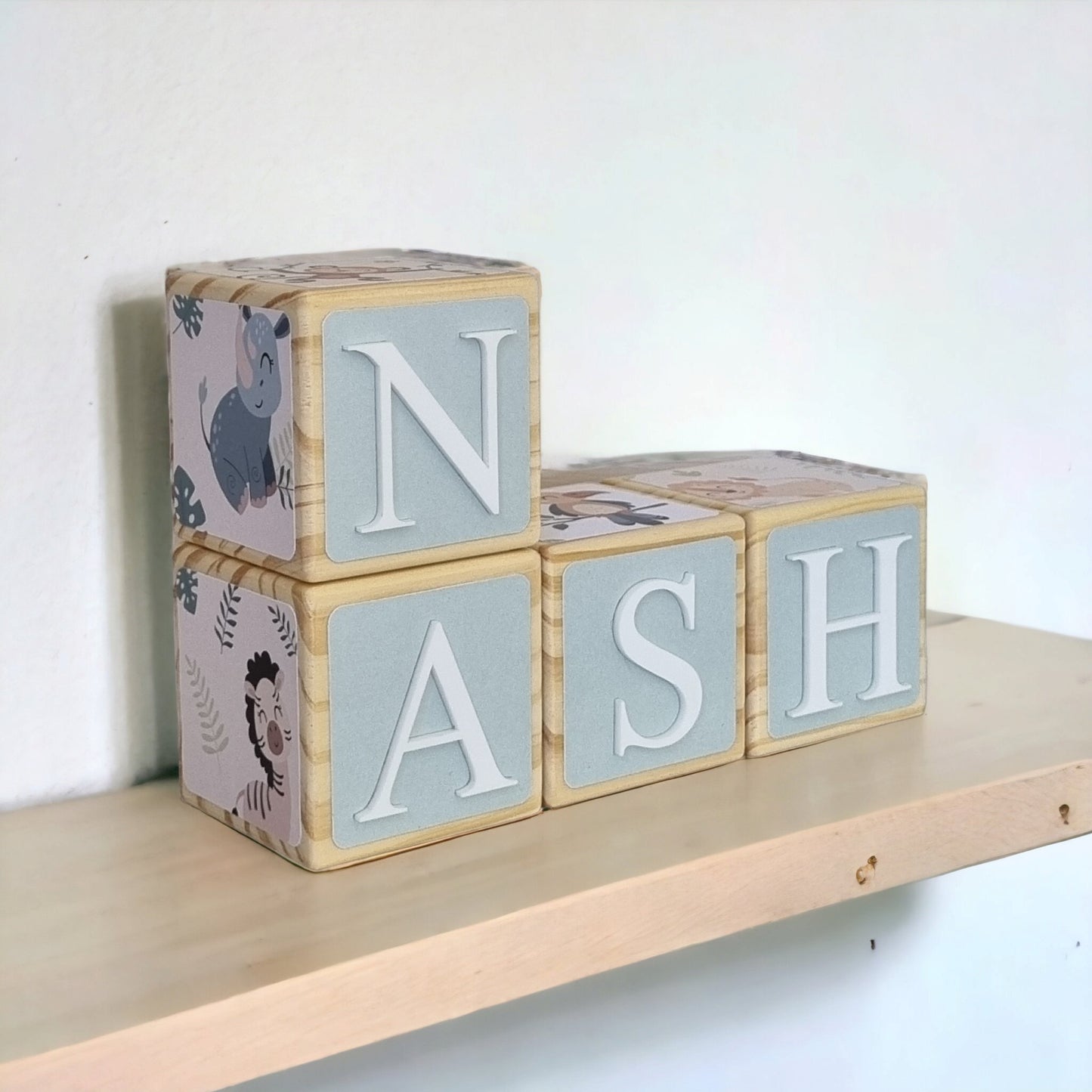 NAME BLOCKS - JUNGLE SAFARI