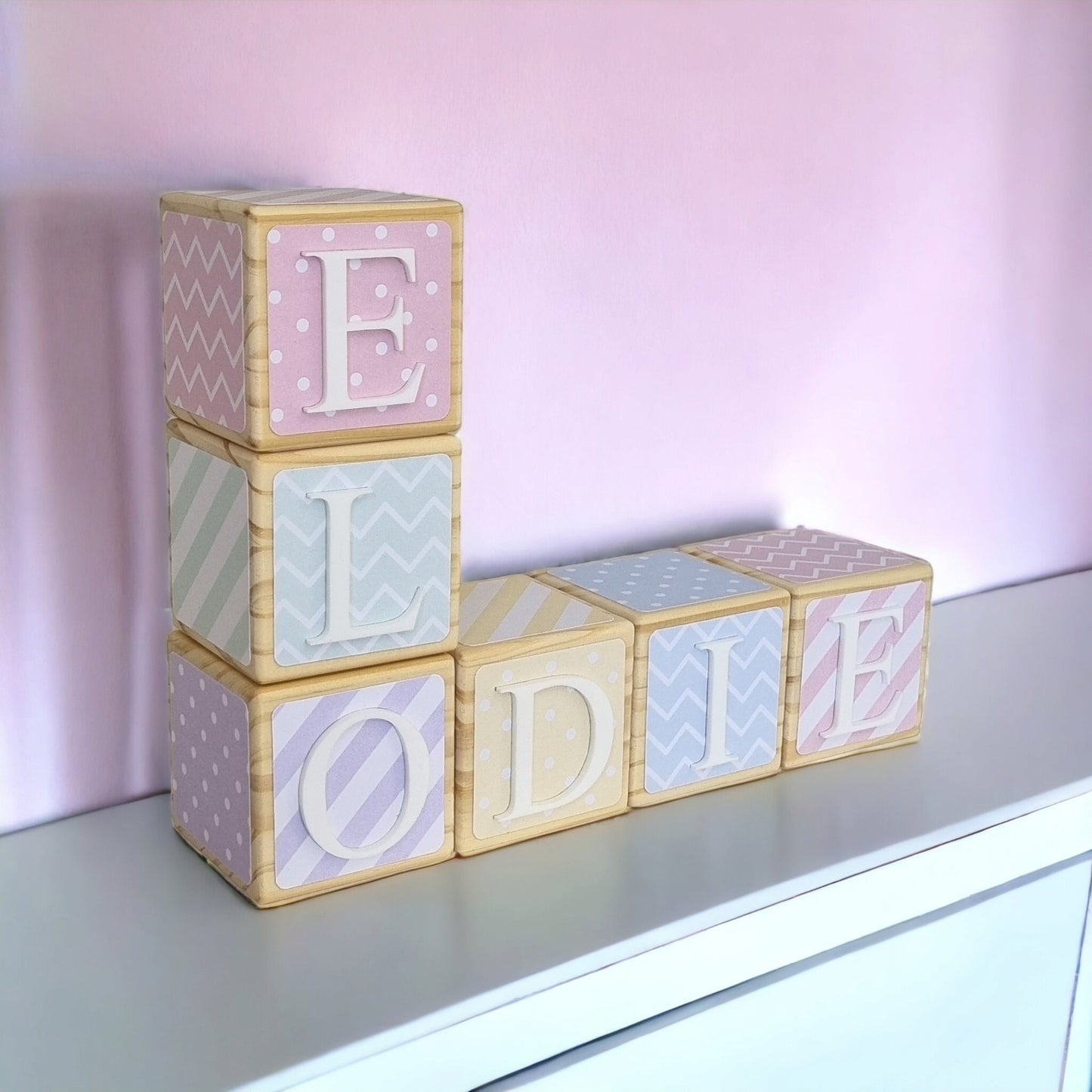 NAME BLOCKS - PRETTY PASTELS