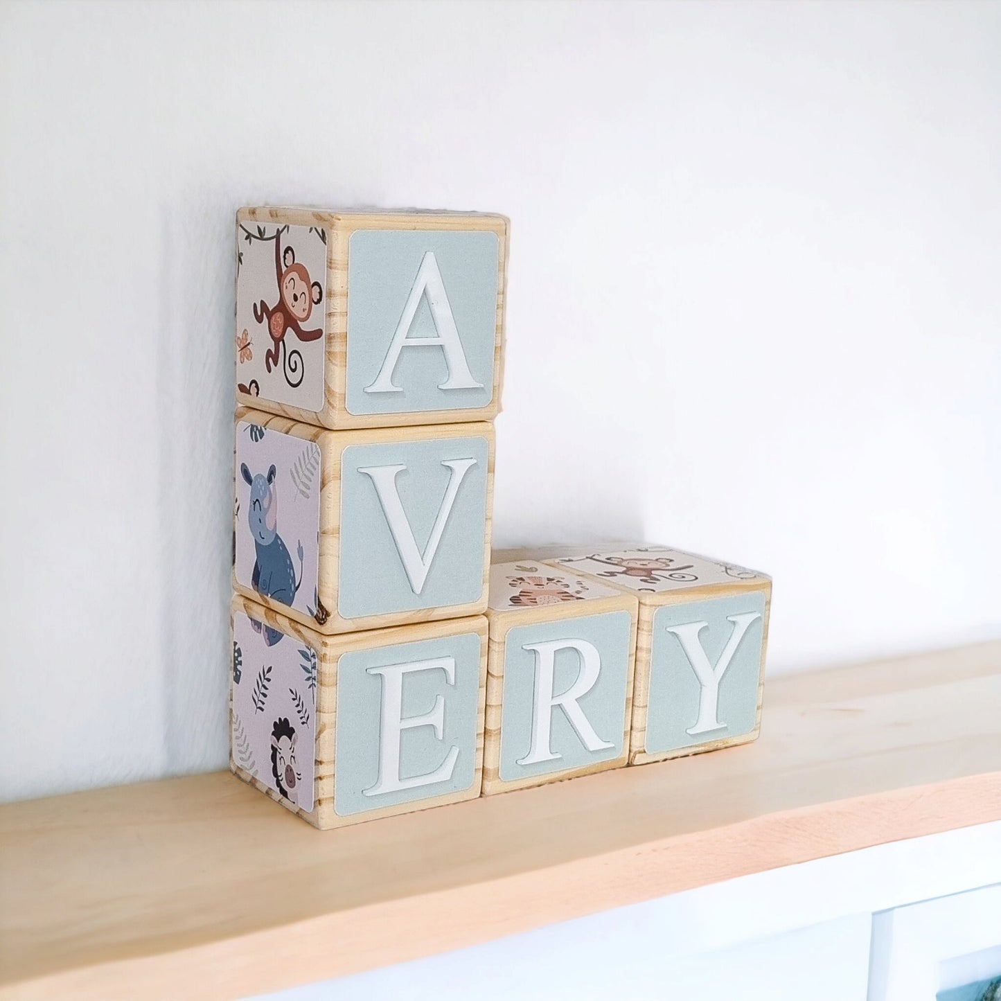 NAME BLOCKS - JUNGLE SAFARI