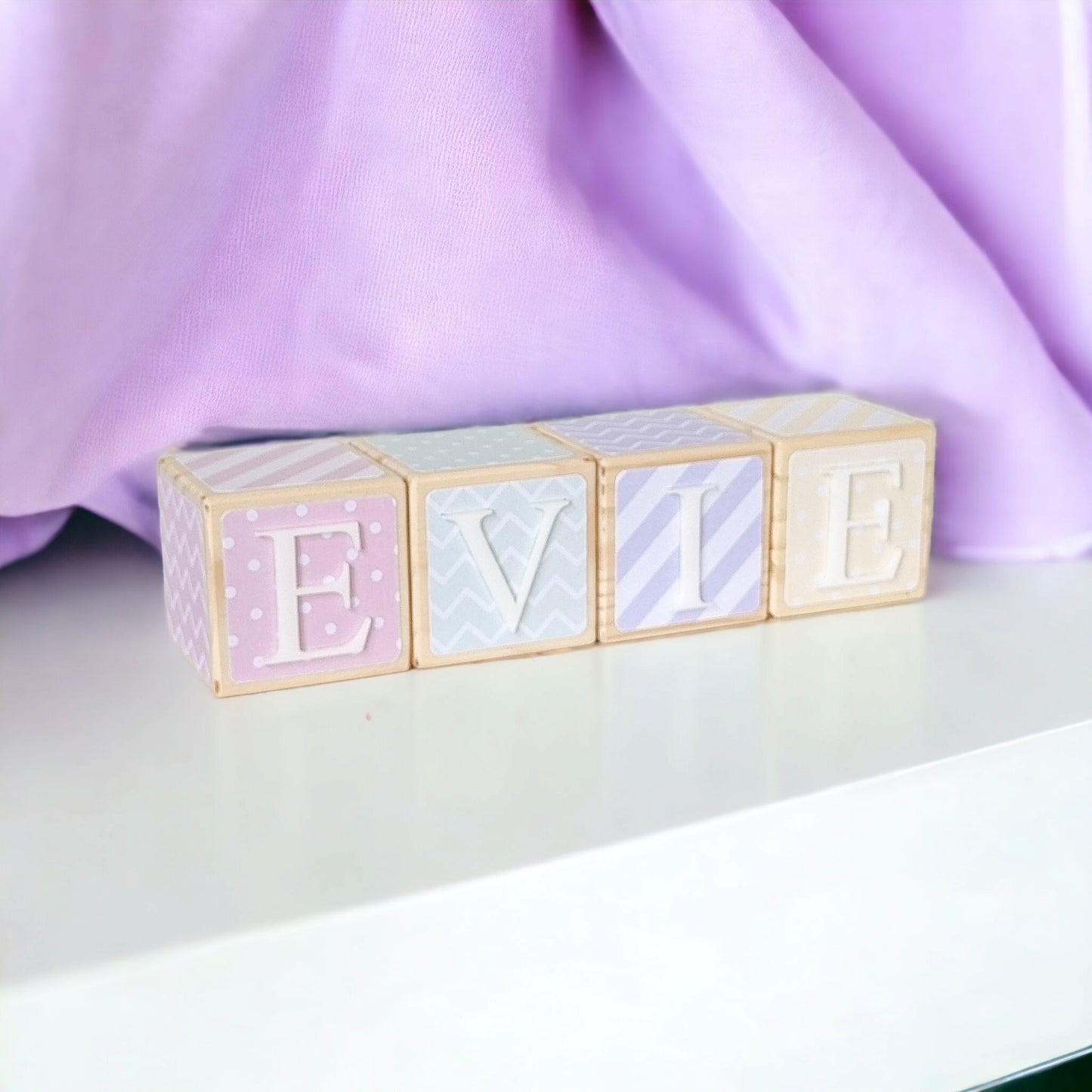 NAME BLOCKS - PRETTY PASTELS