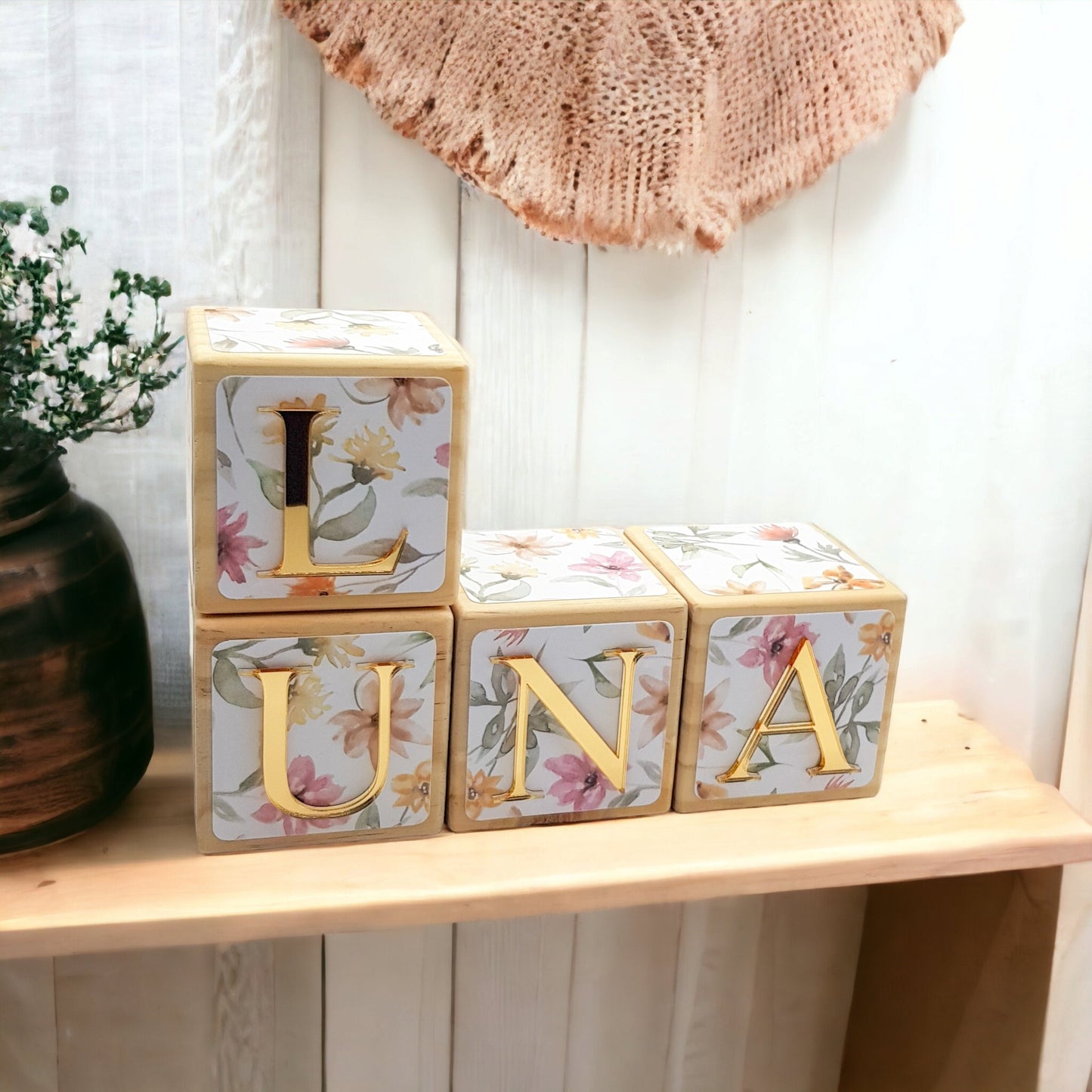 NAME BLOCKS - LITTLE WILDFLOWER