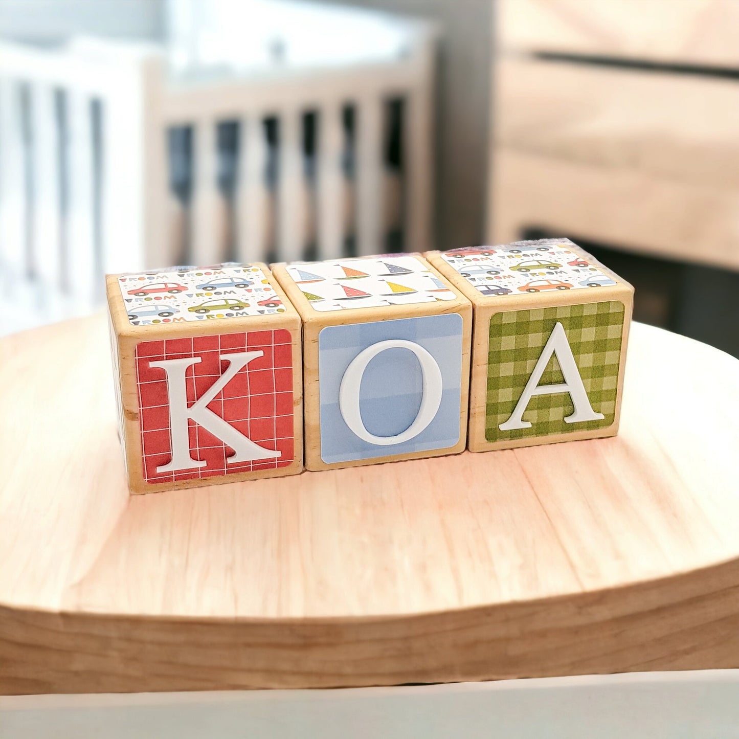 NAME BLOCKS - VROOM VROOM