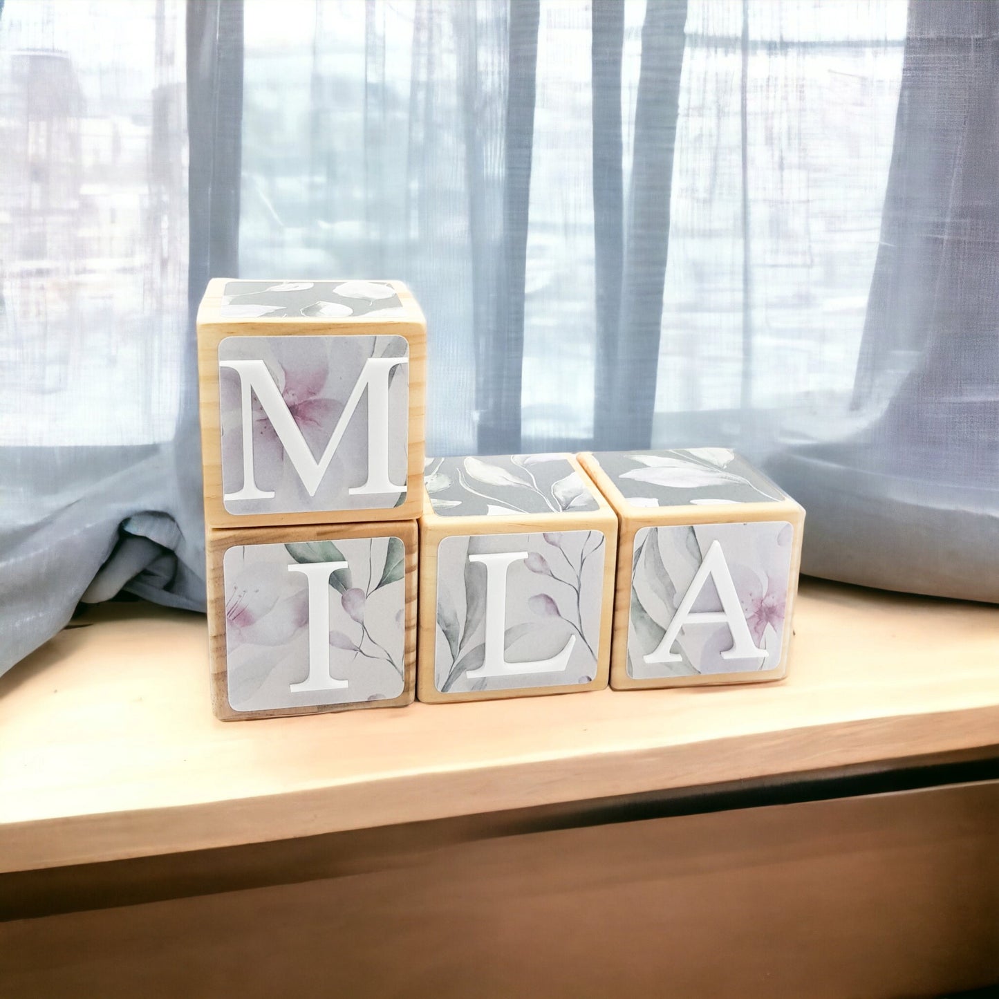 NAME BLOCKS - PRETTY LITTLE PETALS