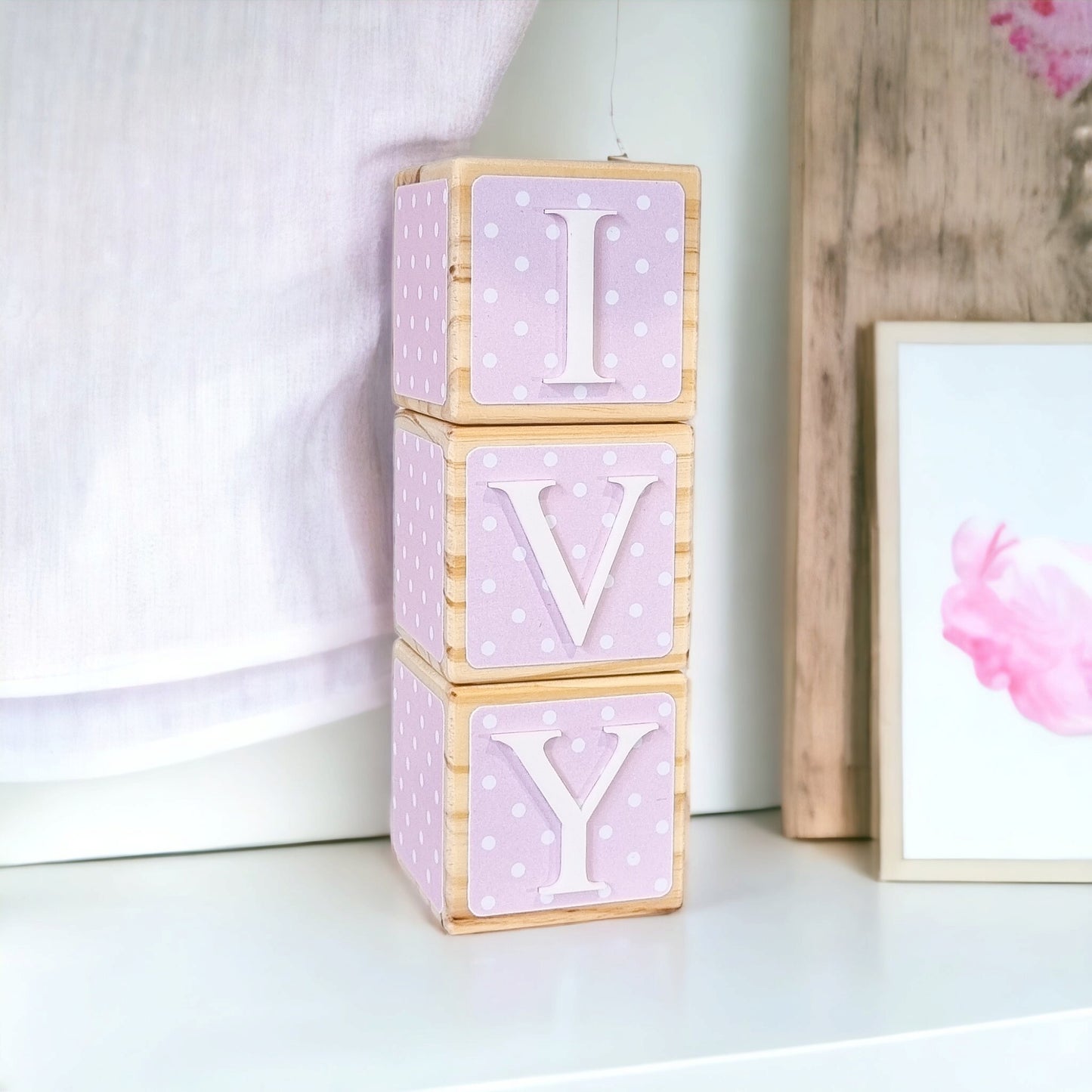 NAME BLOCKS - PRETTY IN PINK