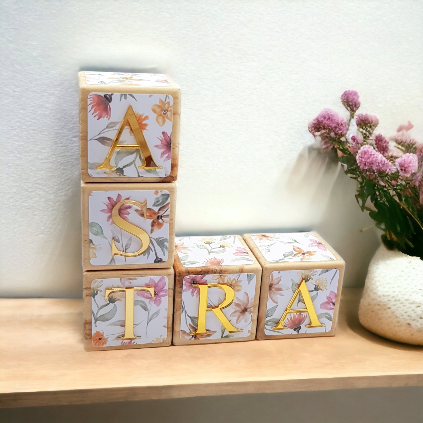 NAME BLOCKS - LITTLE WILDFLOWER