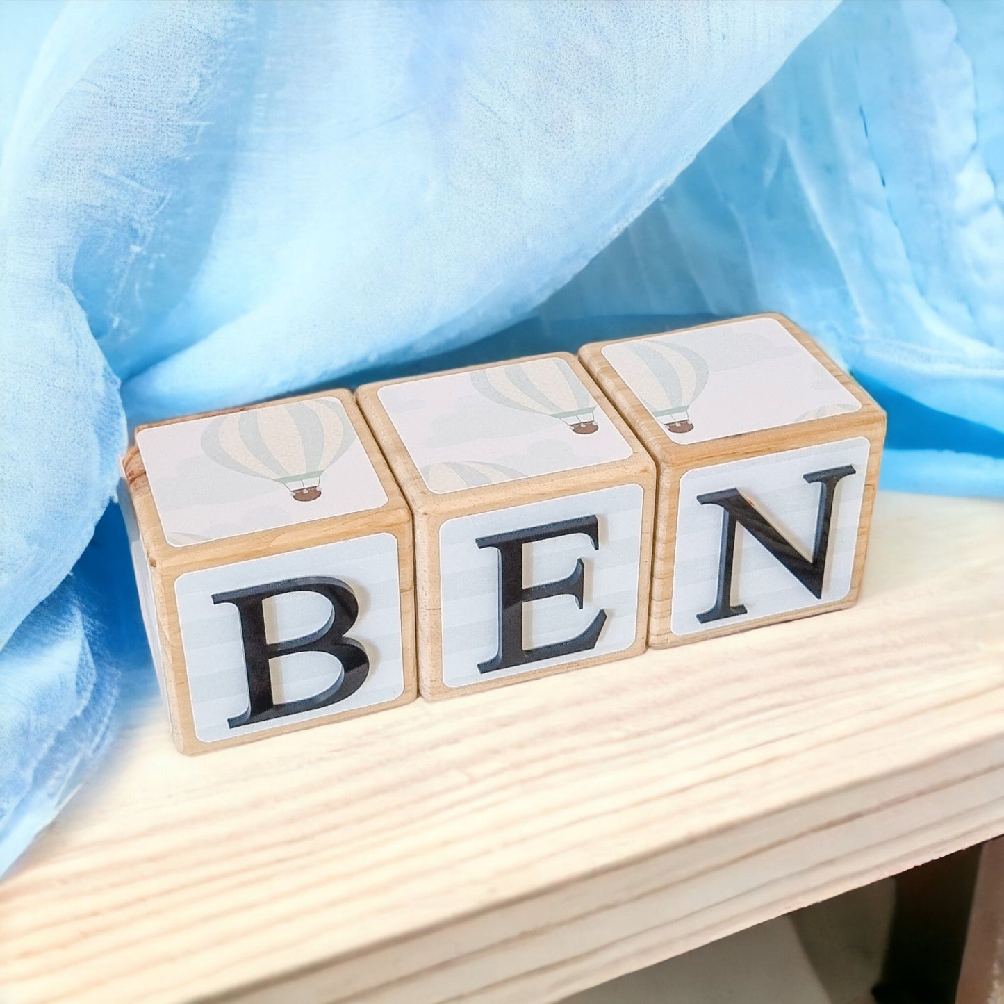 NAME BLOCKS - HOT AIR BALLOONS
