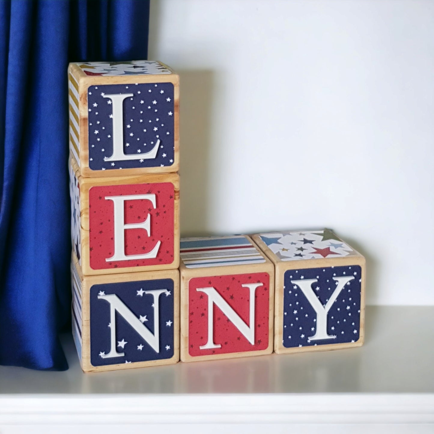 NAME BLOCKS - STARS & STRIPES