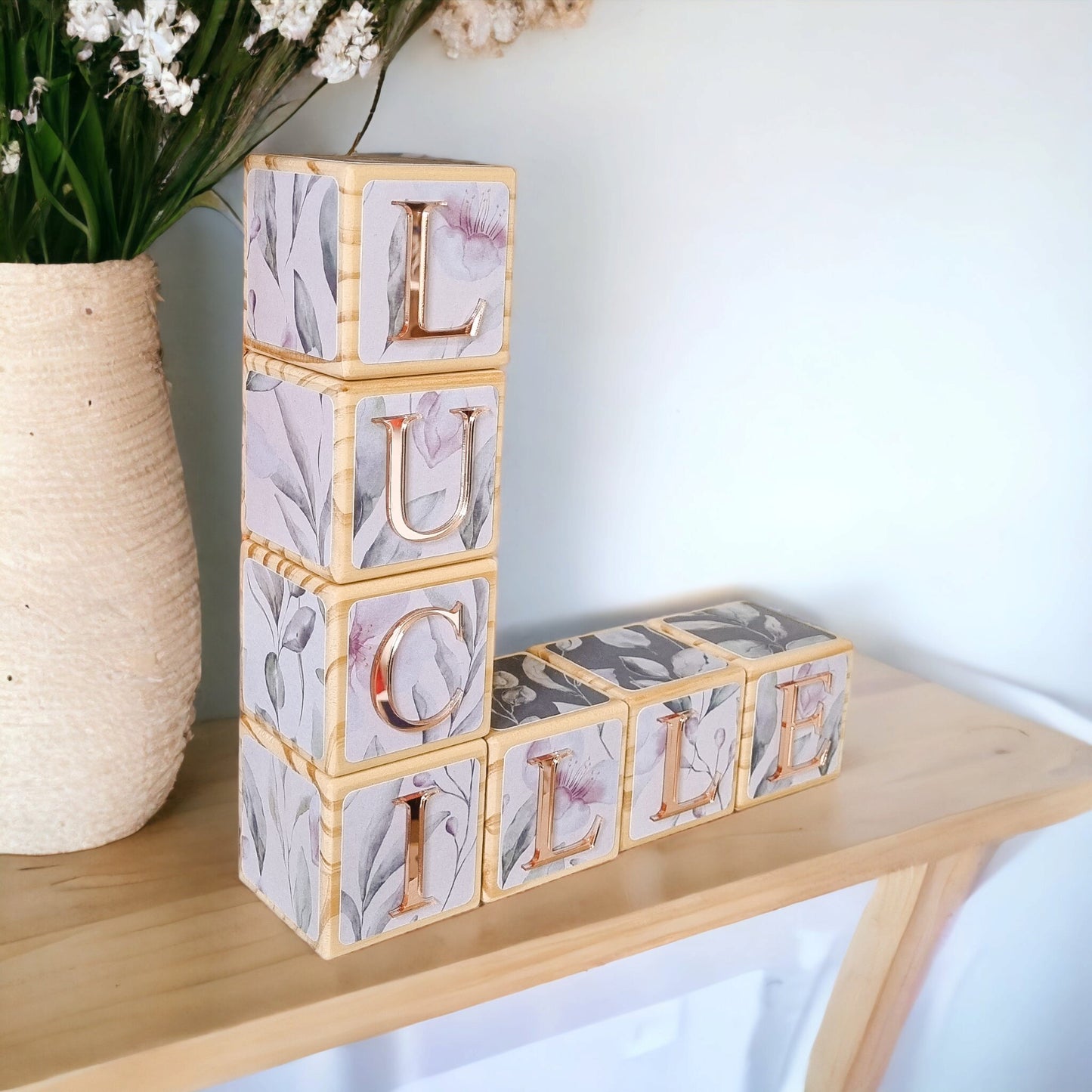 NAME BLOCKS - PRETTY LITTLE PETALS
