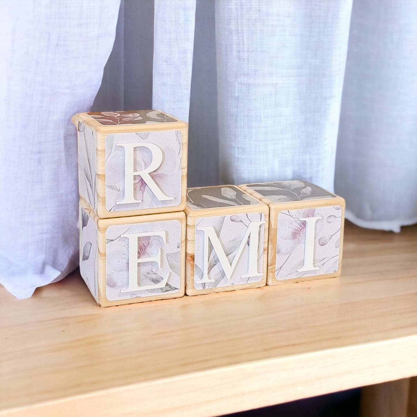 NAME BLOCKS - PRETTY LITTLE PETALS