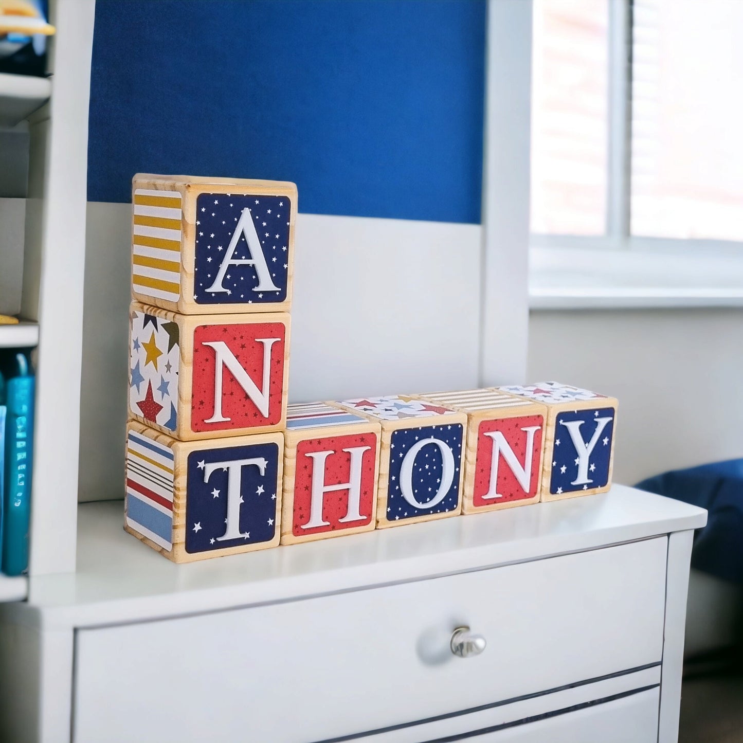 NAME BLOCKS - STARS & STRIPES