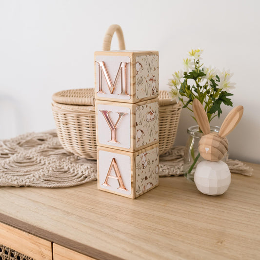NAME BLOCKS - LITTLE COTTONTAIL