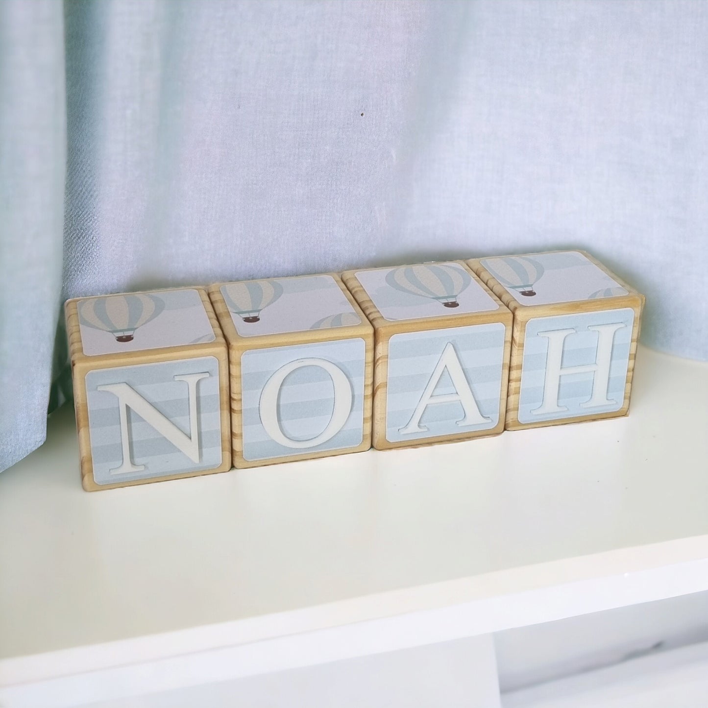 NAME BLOCKS - HOT AIR BALLOONS