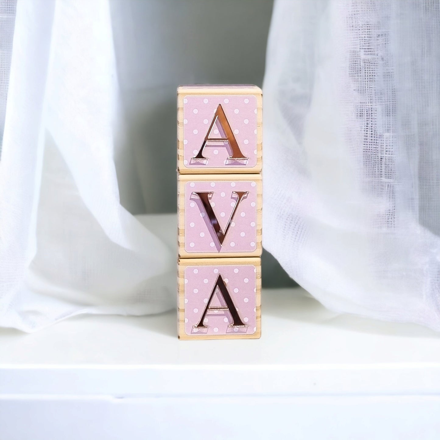NAME BLOCKS - PRETTY IN PINK