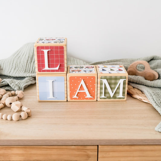 NAME BLOCKS - VROOM VROOM