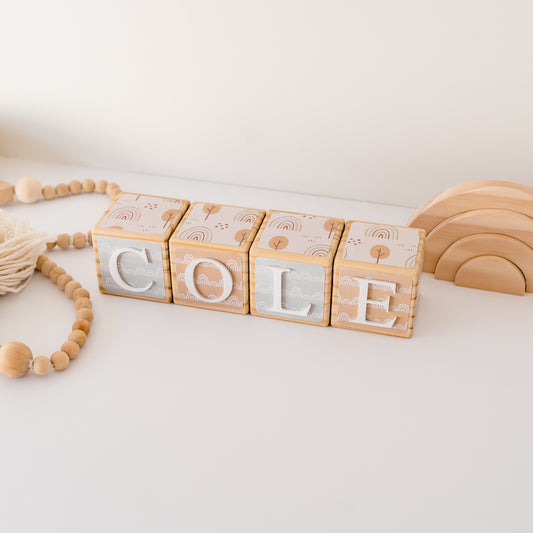 NAME BLOCKS - BOHO DREAMS