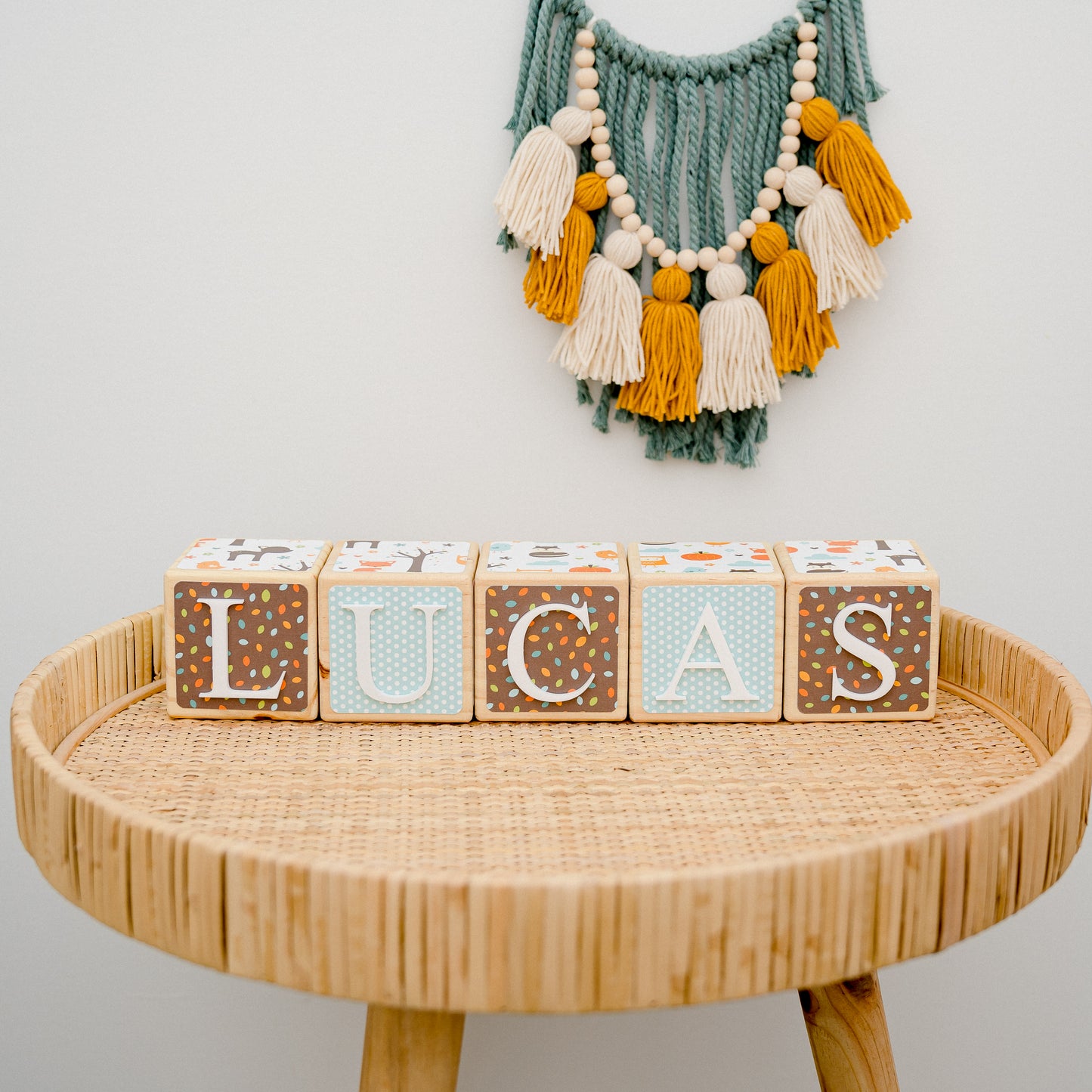 NAME BLOCKS - LITTLE WOODLAND