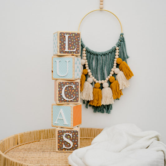 NAME BLOCKS - LITTLE WOODLAND