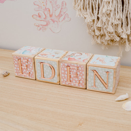 NAME BLOCKS - MAGICAL MERMAIDS