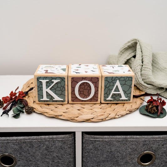 NAME BLOCKS - DINO STOMP