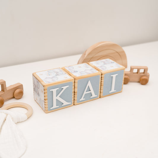 NAME BLOCKS - ELEPHANT BABY