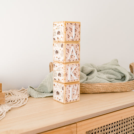 NAME BLOCKS - FOREST FRIENDS