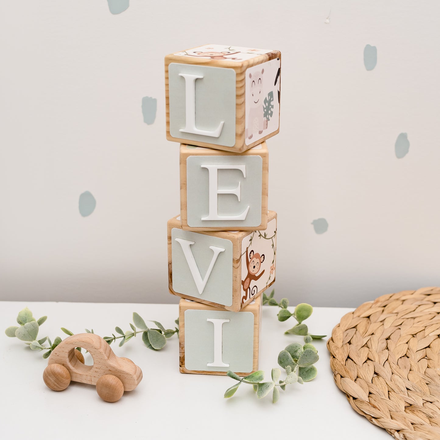 NAME BLOCKS - JUNGLE SAFARI