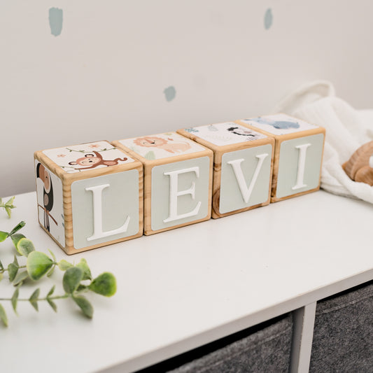 NAME BLOCKS - JUNGLE SAFARI