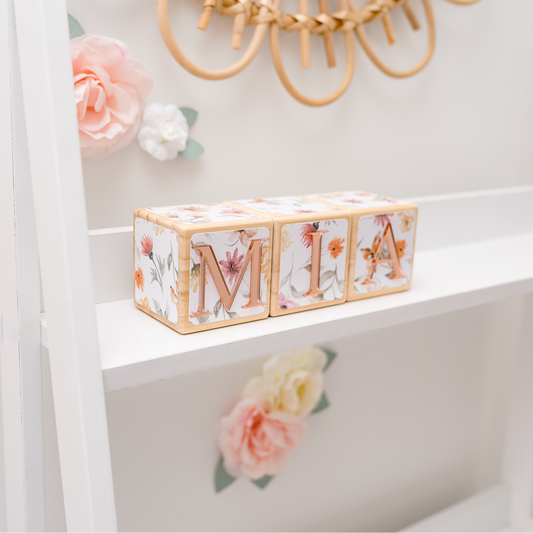NAME BLOCKS - LITTLE WILDFLOWER
