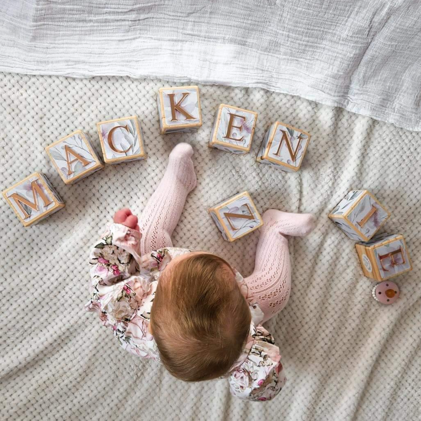 NAME BLOCKS - PRETTY LITTLE PETALS