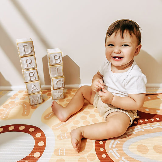 PLAYROOM BLOCKS - DREAM BIG SET (Set of 9 blocks)