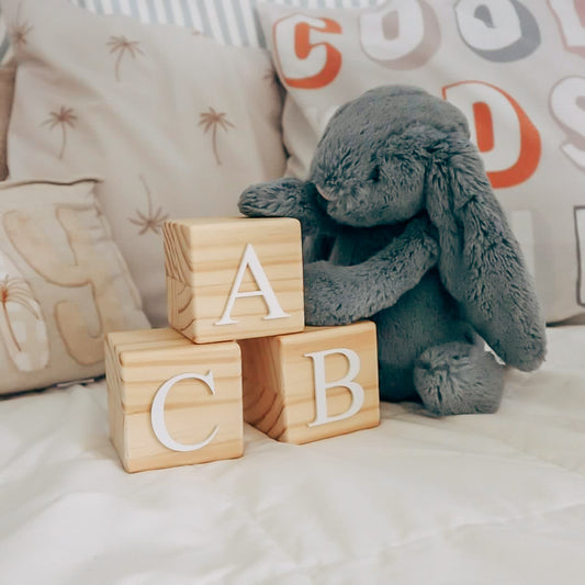 PLAYROOM BLOCKS - ABC NUDIE SET (Set of 3 blocks)