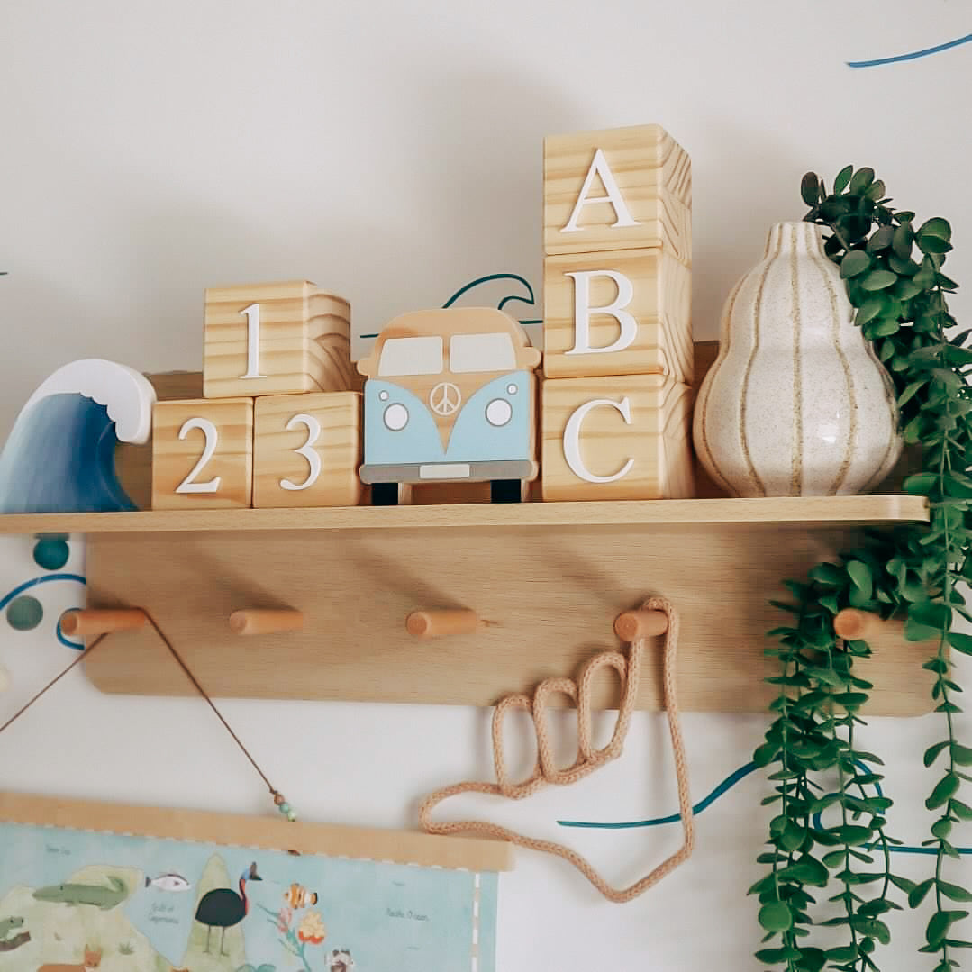PLAYROOM BLOCKS - ABC123 NUDIE SET (Set of 6 blocks)