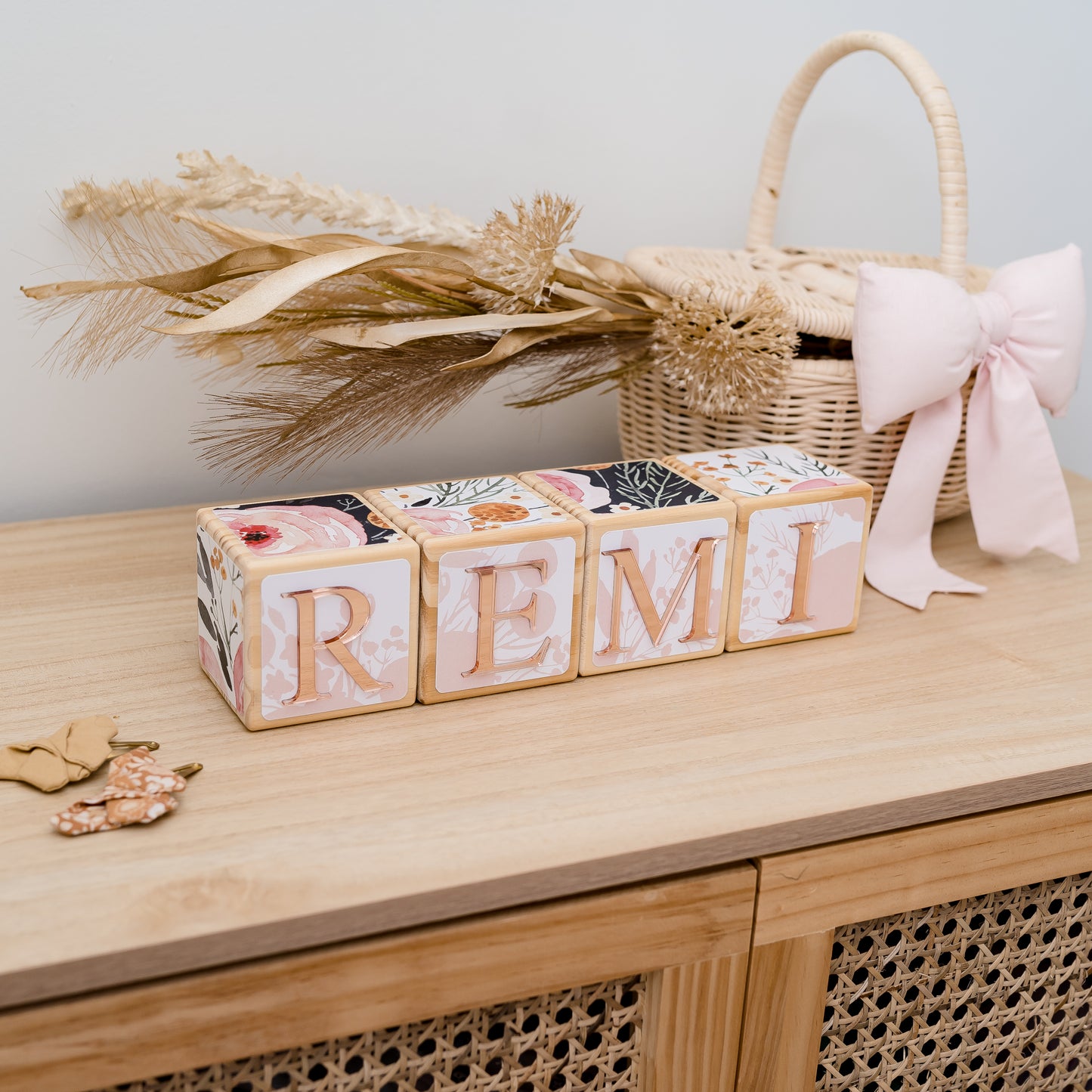NAME BLOCKS - PEONIES