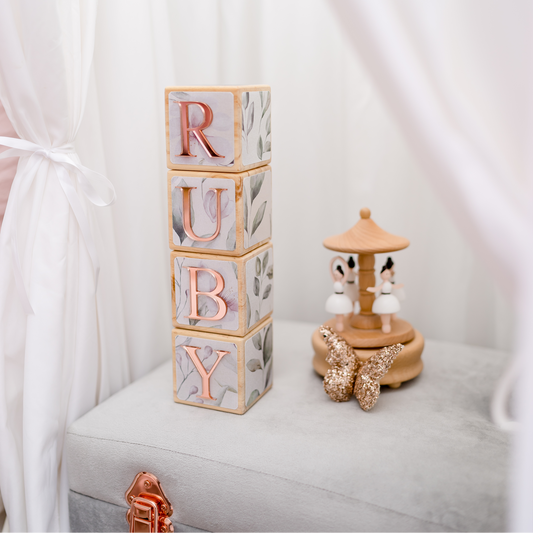 NAME BLOCKS - PRETTY LITTLE PETALS