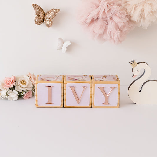 NAME BLOCKS - SWAN PRINCESS