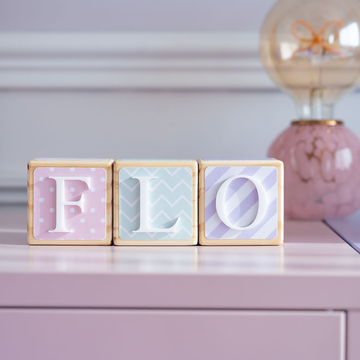 NAME BLOCKS - PRETTY PASTELS