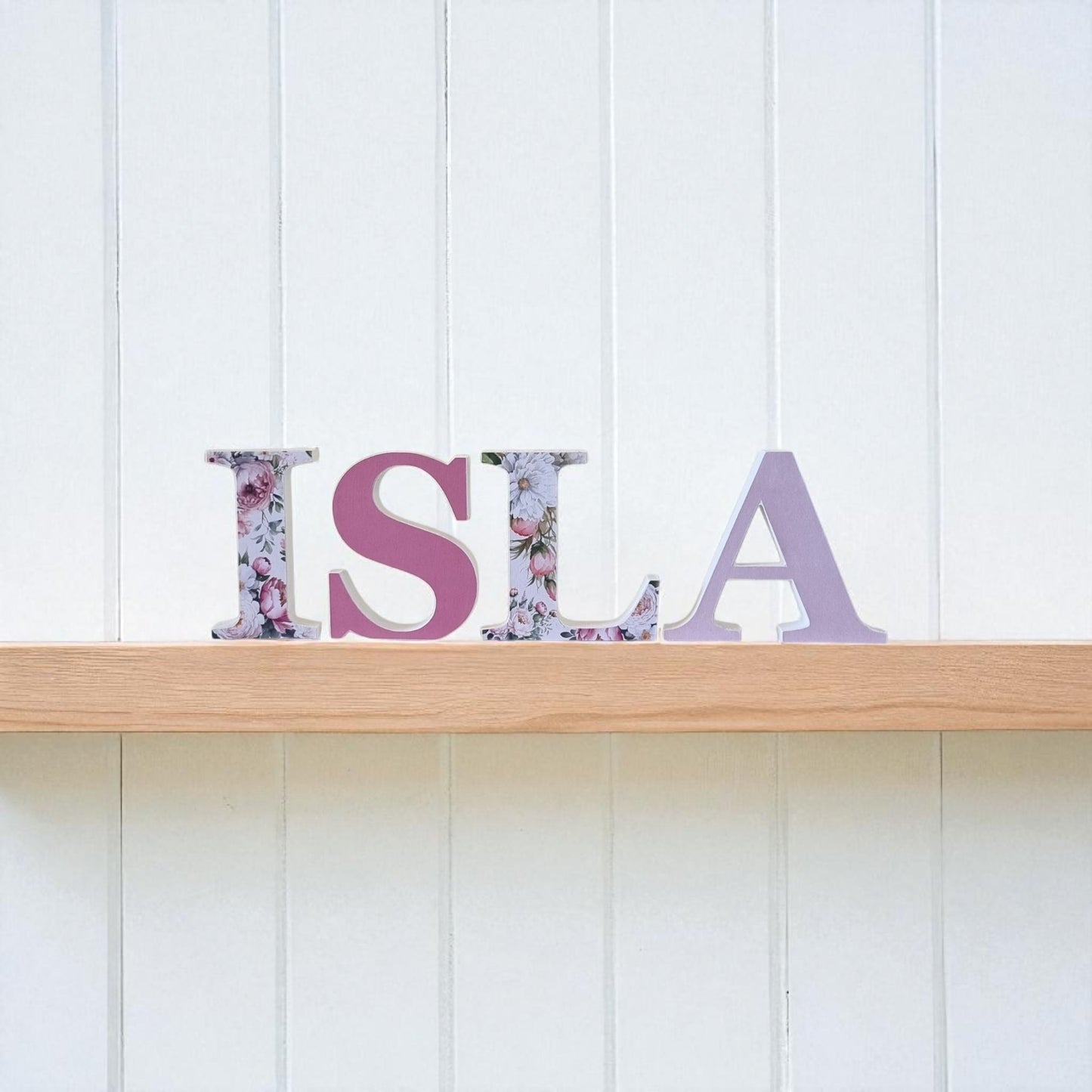 10cm FREESTANDING LETTERS - BLUSHING BLOOMS