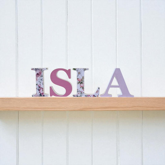 10cm FREESTANDING LETTERS - BLUSHING BLOOMS
