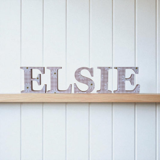 10cm FREESTANDING LETTERS - DAISIES